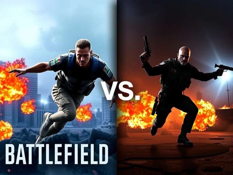 Battlefield V vs Call of Duty gameplay comparison