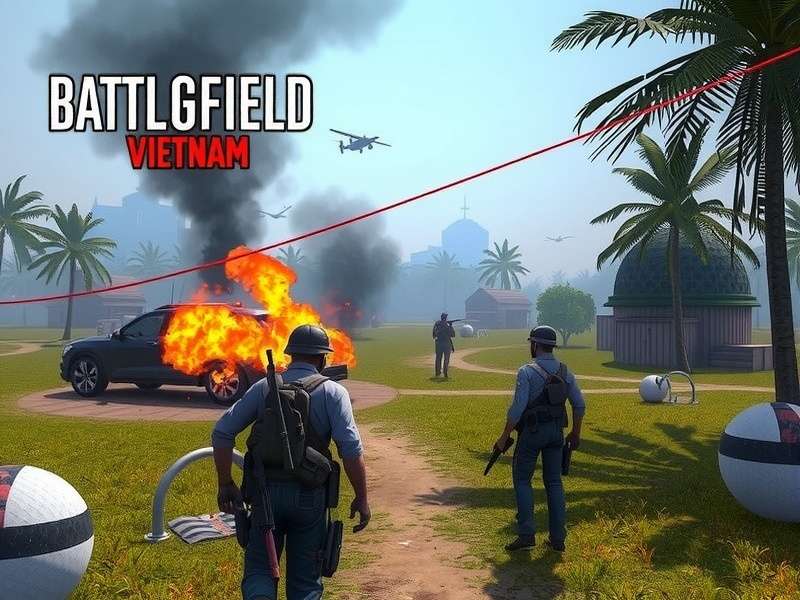 Battlefield Vietnam गेमप्ले स्क्रीनशॉट