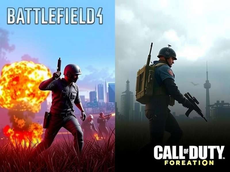 Battlefield V vs Call of Duty gameplay comparison