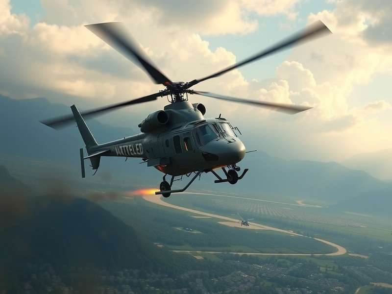 Battlefield V Vietnam Helicopter in action