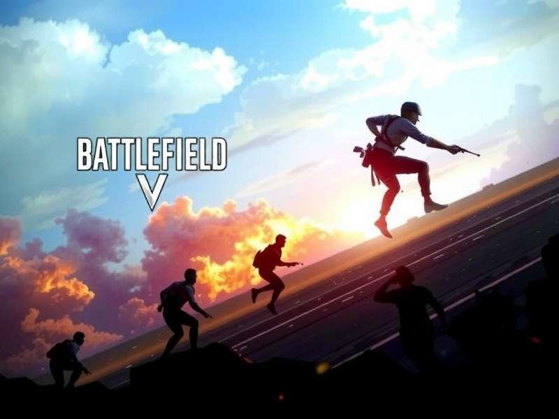 Battlefield V एरियल कॉम्बैट वॉलपेपर