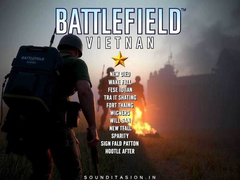 Battlefield Vietnam Game Main Menu Screen
