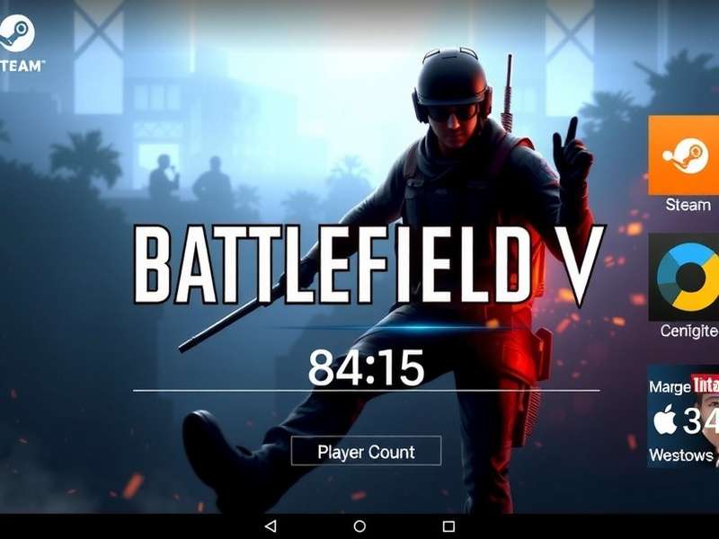 Battlefield V Steam Player Count Statistics