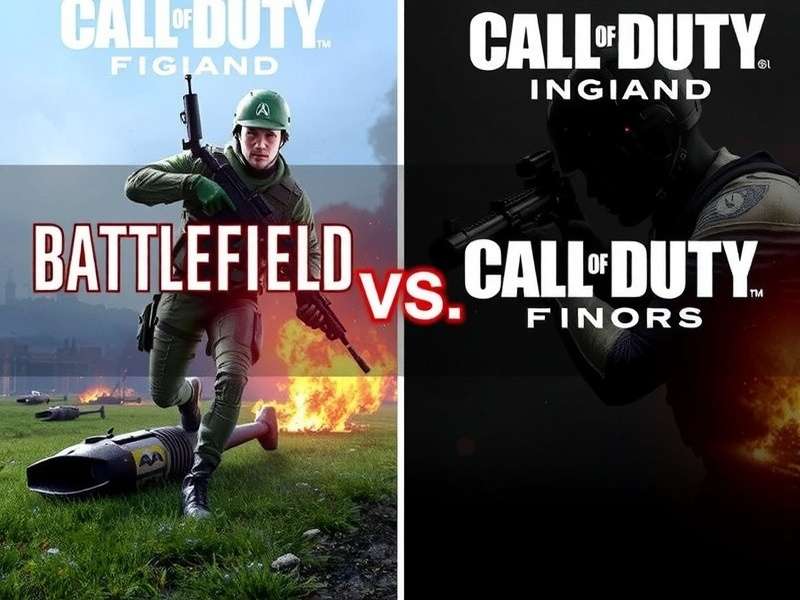 Battlefield vs Call of Duty sales comparison chart per game