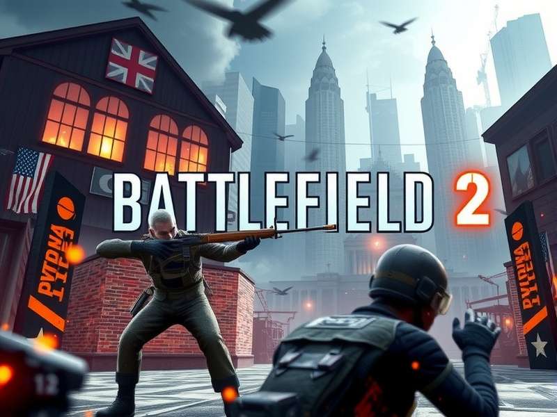 Battlefield V intense multiplayer action scene with soldiers and tanks