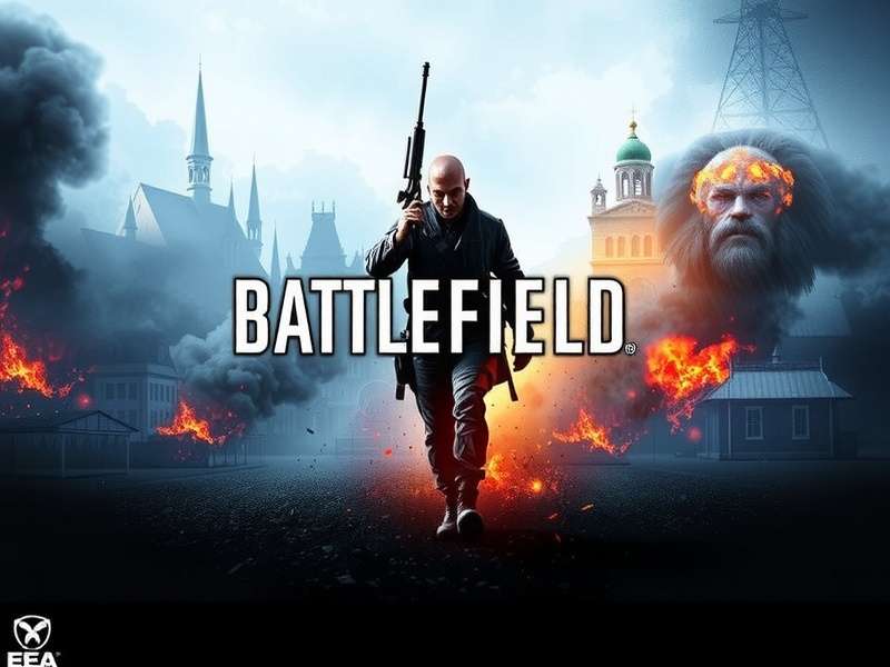 Battlefield V gameplay screenshot showing intense multiplayer action