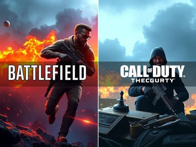Evolution of Battlefield vs Call of Duty song artwork over the years