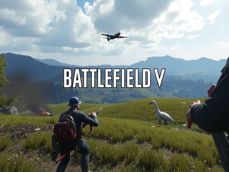 Battlefield V Grand Operations mode on PC showing intense combat on Rotterdam map