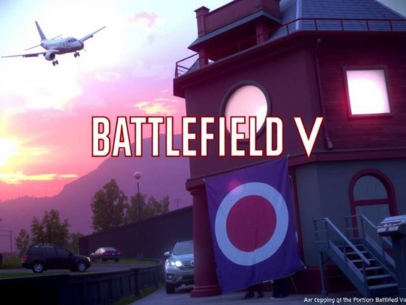 Battlefield V gameplay screenshot showing intense WWII combat
