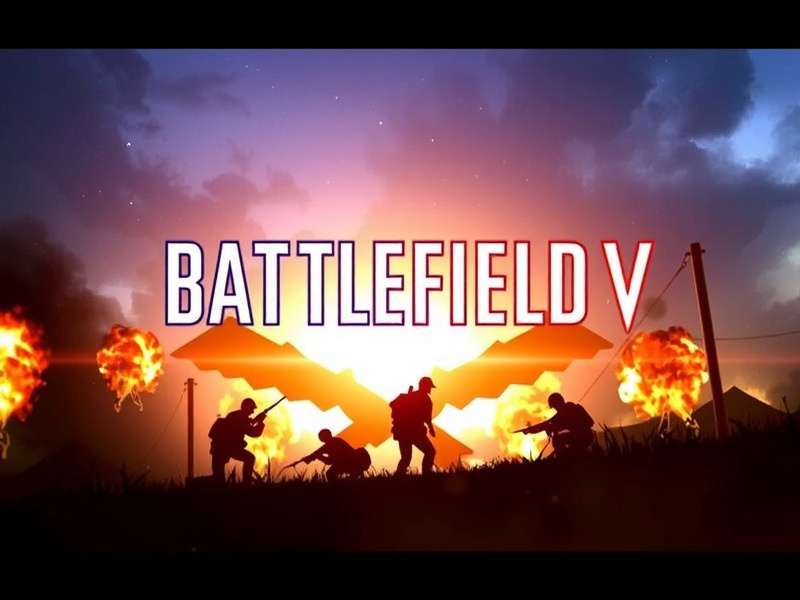 Battlefield V HD Wallpaper for PC showcasing a soldier in action