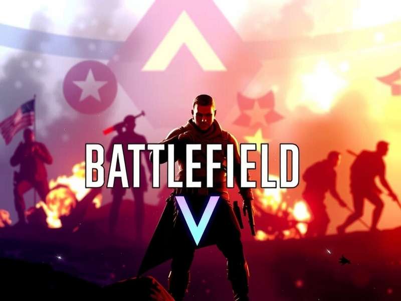 Battlefield V Churchill tank in Arras map with yellow flowers