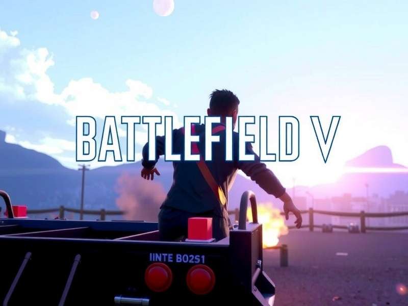 Battlefield V PC gameplay screenshot showing intense action