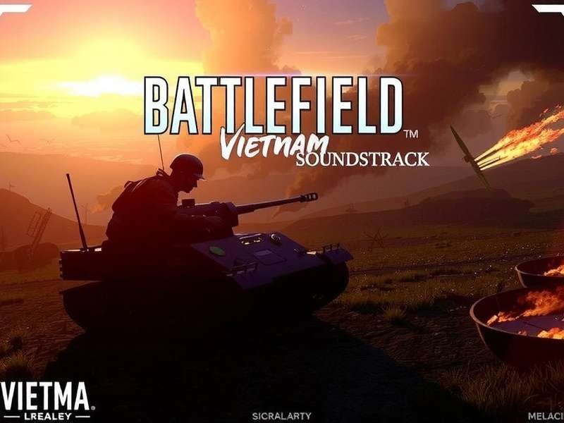 Battlefield Vietnam era helicopter with iconic soundtrack visuals