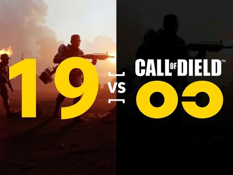 Gaming data visualization comparing Battlefield V and Call of Duty player statistics