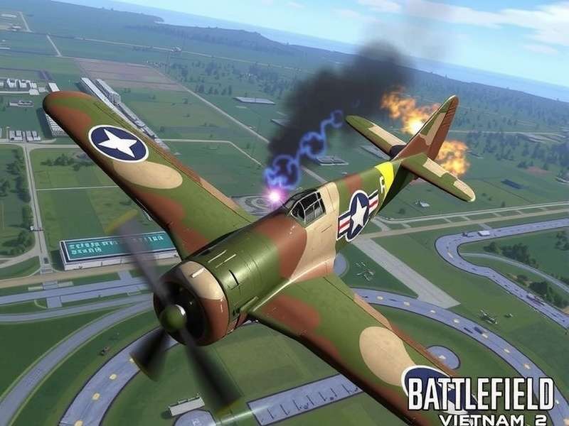 Battlefield Vietnam 2 concept art showing jungle warfare