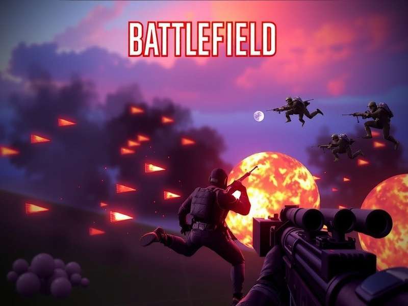 Battlefield V intense multiplayer action scene featuring soldiers and tanks in a warzone