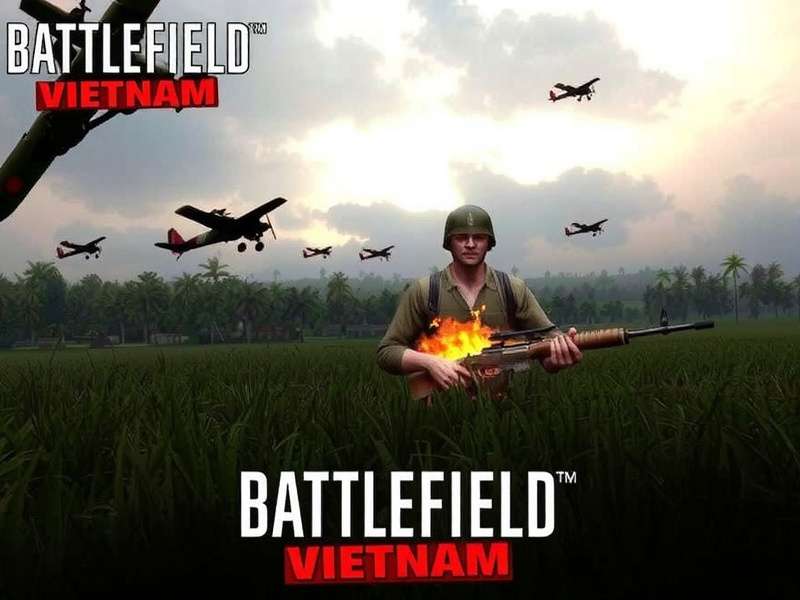 Battlefield Vietnam gameplay screenshot showing soldiers in jungle combat