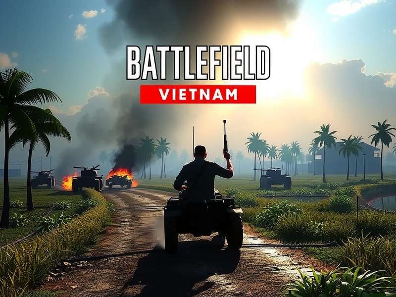 Battlefield Vietnam Theme artwork depicting soldiers and helicopters