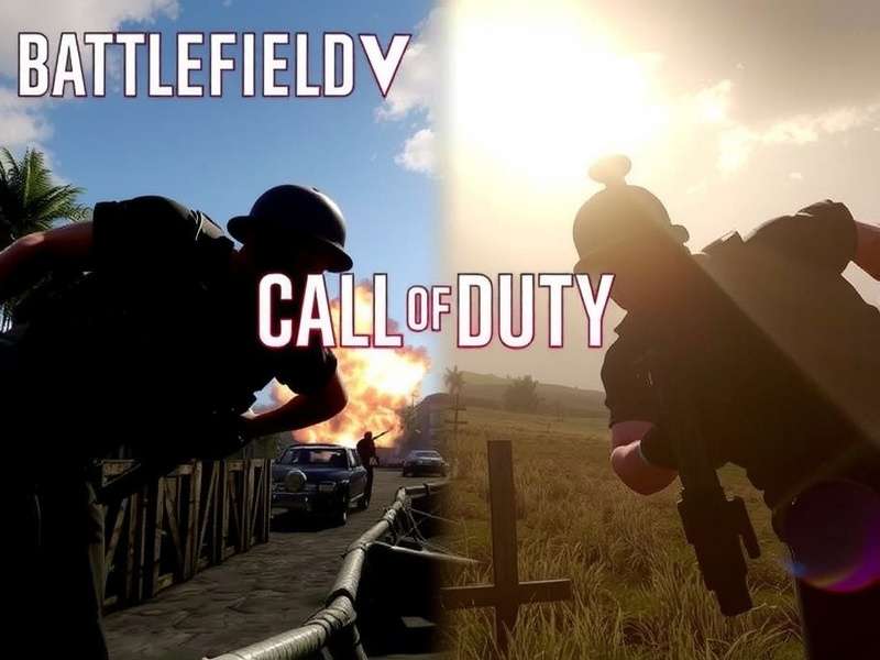Chart comparing audio design depth in BFV and COD