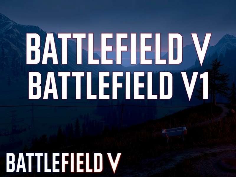 Battlefield V intense multiplayer action scene