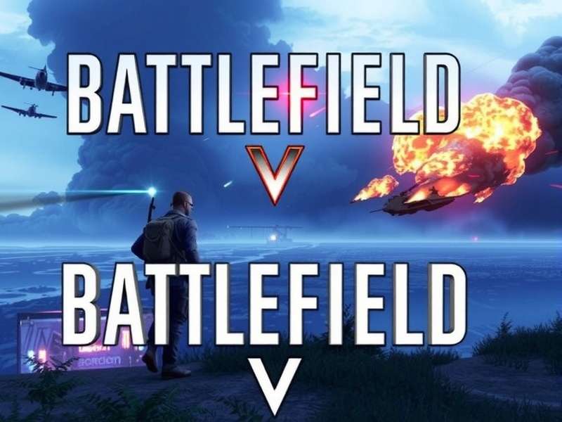 Battlefield V intense multiplayer action scene on PC