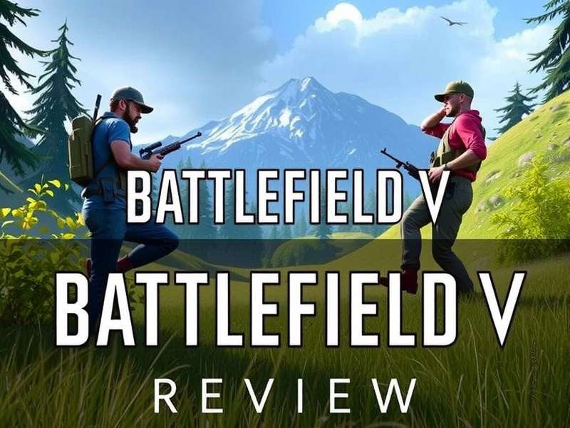 Battlefield V gameplay screenshot showing soldiers in a WWII battlefield