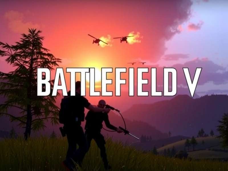 Battlefield V Xbox gameplay screenshot showing intense multiplayer action