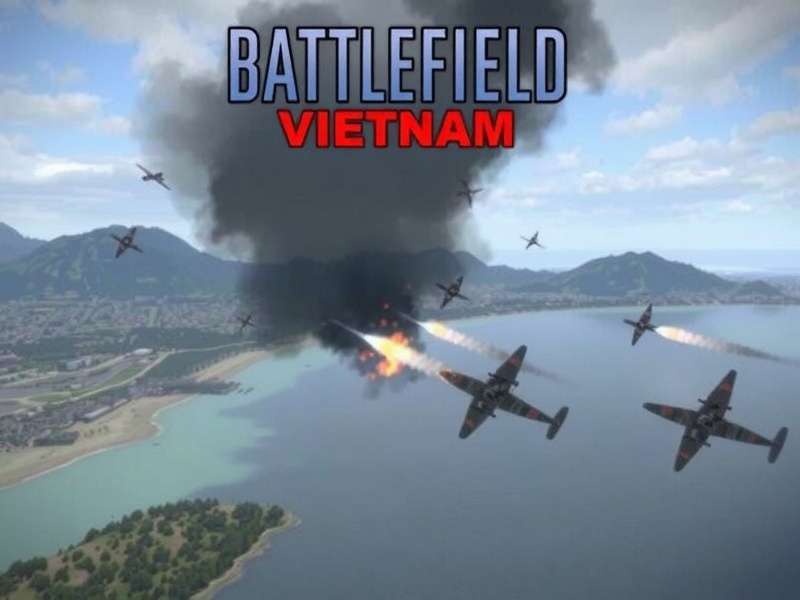 Battlefield Vietnam Multiplayer Patch hero image showing Vietnam warzone with modern multiplayer interface
