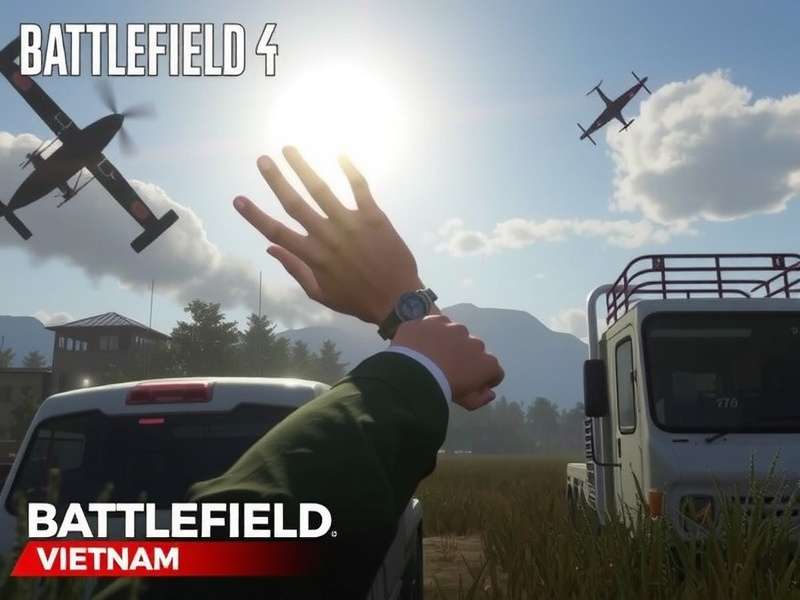 Ho Chi Minh Trail map in Battlefield Vietnam Remake with dense jungle