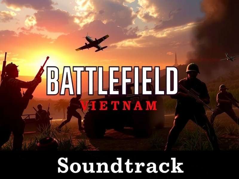 Battlefield Vietnam Soundtrack War — iconic album art with psychedelic war imagery