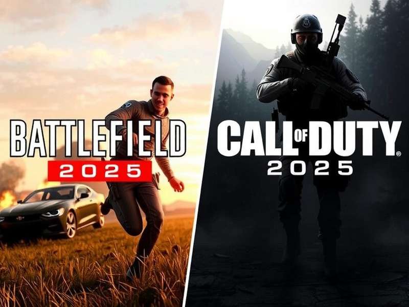 Battlefield V and Call of Duty 2025 comparison visual — soldier in tactical gear representing modern FPS warfare