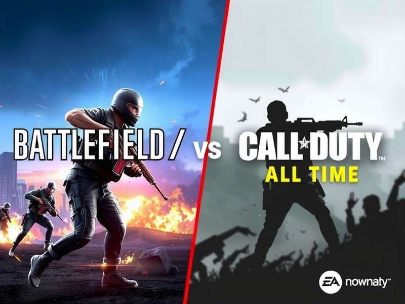 Battlefield Vs Call Of Duty All Time Sales comparison chart showing franchise revenue and units sold