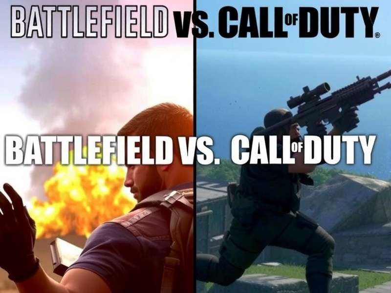 Battlefield V vs Call of Duty gameplay comparison scene