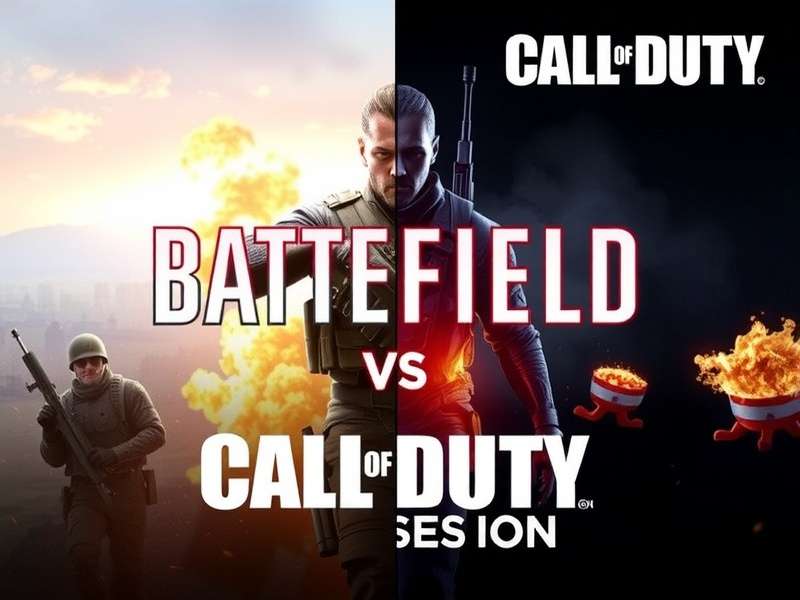 Battlefield Vs Call Of Duty Sales By Game comparison chart showing sales figures and trends