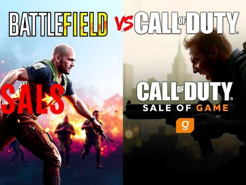 Battlefield Vs Call Of Duty Sales Per Game comparison chart with India market insights 2025