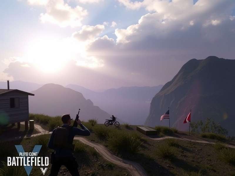 Battlefield V gameplay across Australian servers showing soldier combat and stats overlay