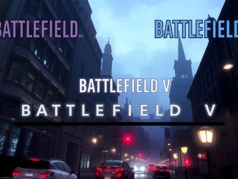 Battlefield V 1920x1080 HD Wallpaper featuring epic battlefield scene with soldiers and tanks