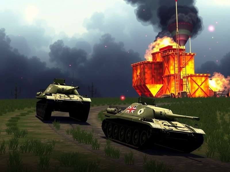 Battlefield V modern combat screenshot with soldiers and vehicles