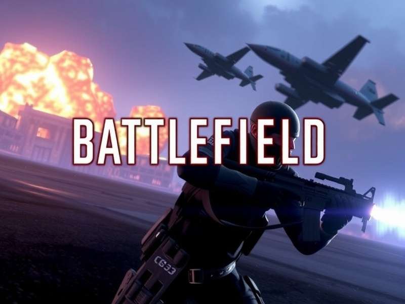 Battlefield V next-gen gameplay concept art showing modern soldiers and intense combat