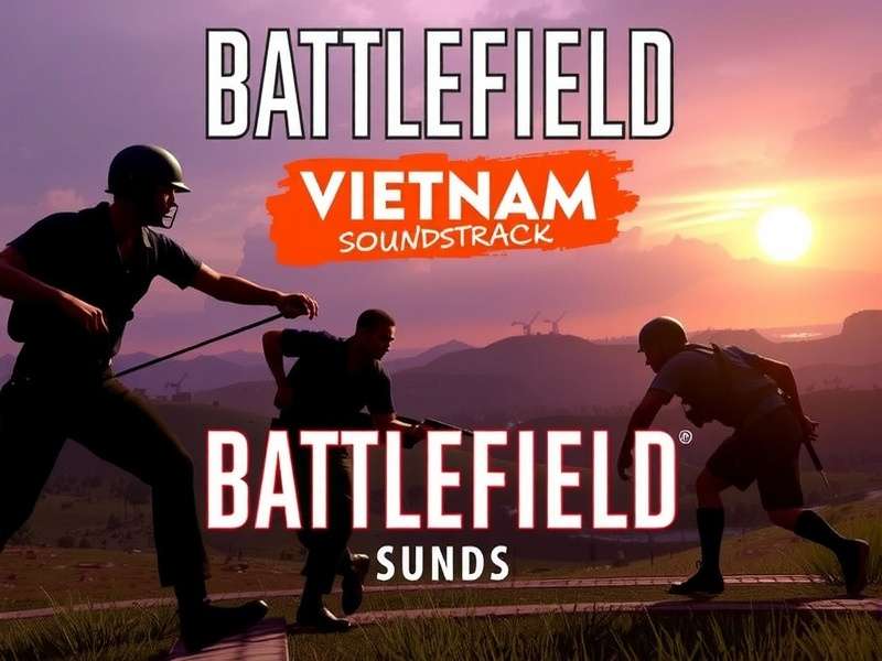 Battlefield Vietnam gameplay with The Kinks soundtrack overlay - jungle scene with iconic music theme